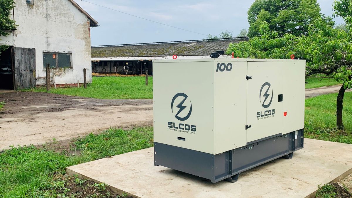 ELCOS 100kVA diesel genset by Alternconsult at Gerendás, Hungary