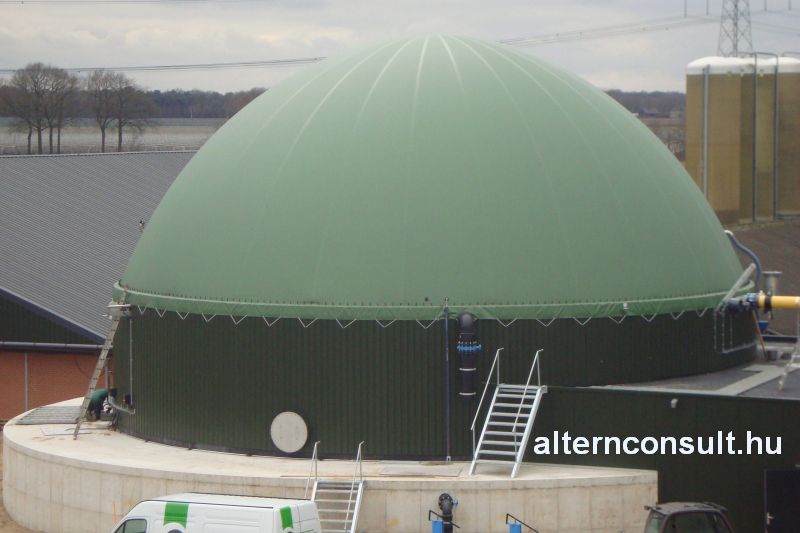 AB blanket  An innovative air-fed double blanket gas storage solution with relatively large and varying capacity for biogas equipments and other purposes. The shape and the membrane pressure of the construction influenced by the weather is minor.